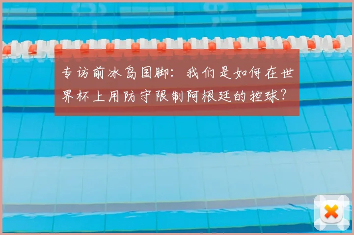 专访前冰岛国脚:我们是如何在世界杯上用防守限制阿根廷的控球?